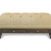 Hancock and Moore Robinson Tufted Cocktail Ottoman