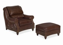 Hancock and Moore Westwood Chair and Ottoman