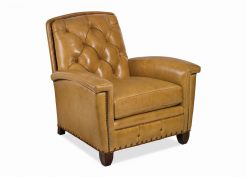 Hancock and Moore French Curve Tufted Chair
