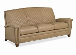 Hancock and Moore French Curve Quilted Sofa