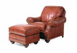 Hancock and Moore Journey Chair and Ottoman