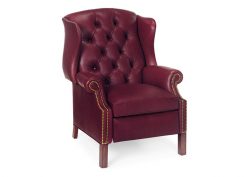 Hancock and Moore Browning Tufted Wing Chair Recliner