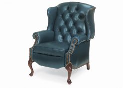 Hancock and Moore Alexander Tufted Wing Chair Power Recliner
