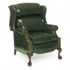 Hancock and Moore Addison Bustle Back Ball and Claw Recliner