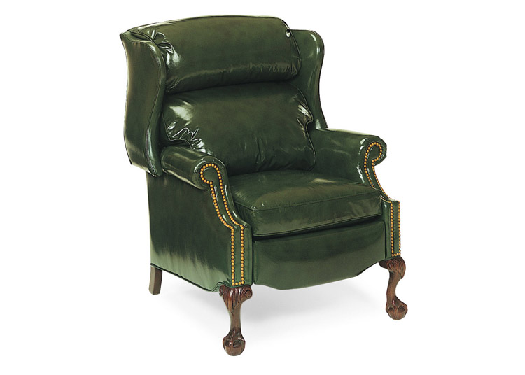 Hancock and Moore Addison Bustle Back Ball and Claw Recliner 1 Hancock and Moore Addison Bustle Back Ball and Claw Recliner