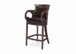 Hancock and Moore Jockey Club Swivel Bar Stool