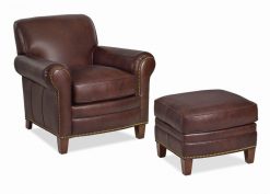 Hancock and Moore Meadows Chair and Ottoman