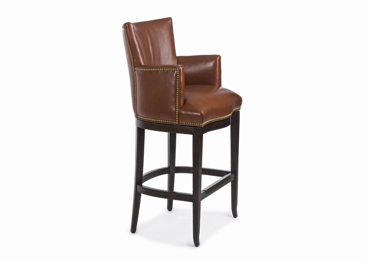 Hancock and Moore Station Swivel Barstool 1 Hancock and Moore Station Swivel Barstool