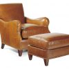 Hancock and Moore Princeton Chair and Ottoman