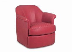 Hancock and Moore Rave Quilted Swivel Chair