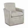 Hancock and Moore Rizzo Channel Quilted Swivel Chair