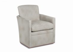 Hancock and Moore Rizzo Channel Quilted Swivel Chair