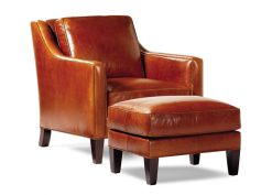Hancock and Moore Donovan Chair and Ottoman