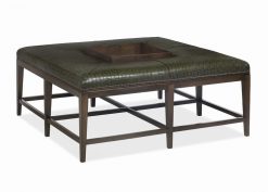 Hancock and Moore Piper Cocktail Ottoman