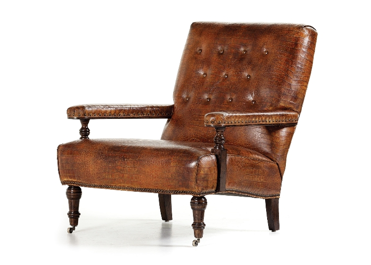 Hancock and Moore Fire Place Chair 1 Hancock and Moore Fire Place Chair