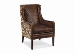 Hancock and Moore Brogan Quilted Back Chair