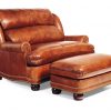 Hancock and Moore Austin High Back Chair and 1/2 and Ottoman and 1/2