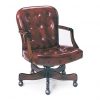 Hancock and Moore Georgetown Buttoned Swivel-Tilt Chair