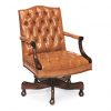 Hancock and Moore Norfolk Tufted Swivel-Tilt Chair