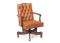 Hancock and Moore Graham Tufted Swivel-Tilt Chair