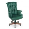 Hancock and Moore Bradford Tufted Swivel-Tilt Pneumatic Lift Chair