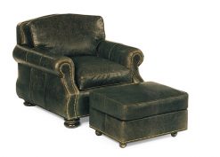 Hancock and Moore September Chair and Ottoman