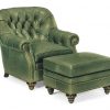 Hancock and Moore Armstrong Chair and Ottoman