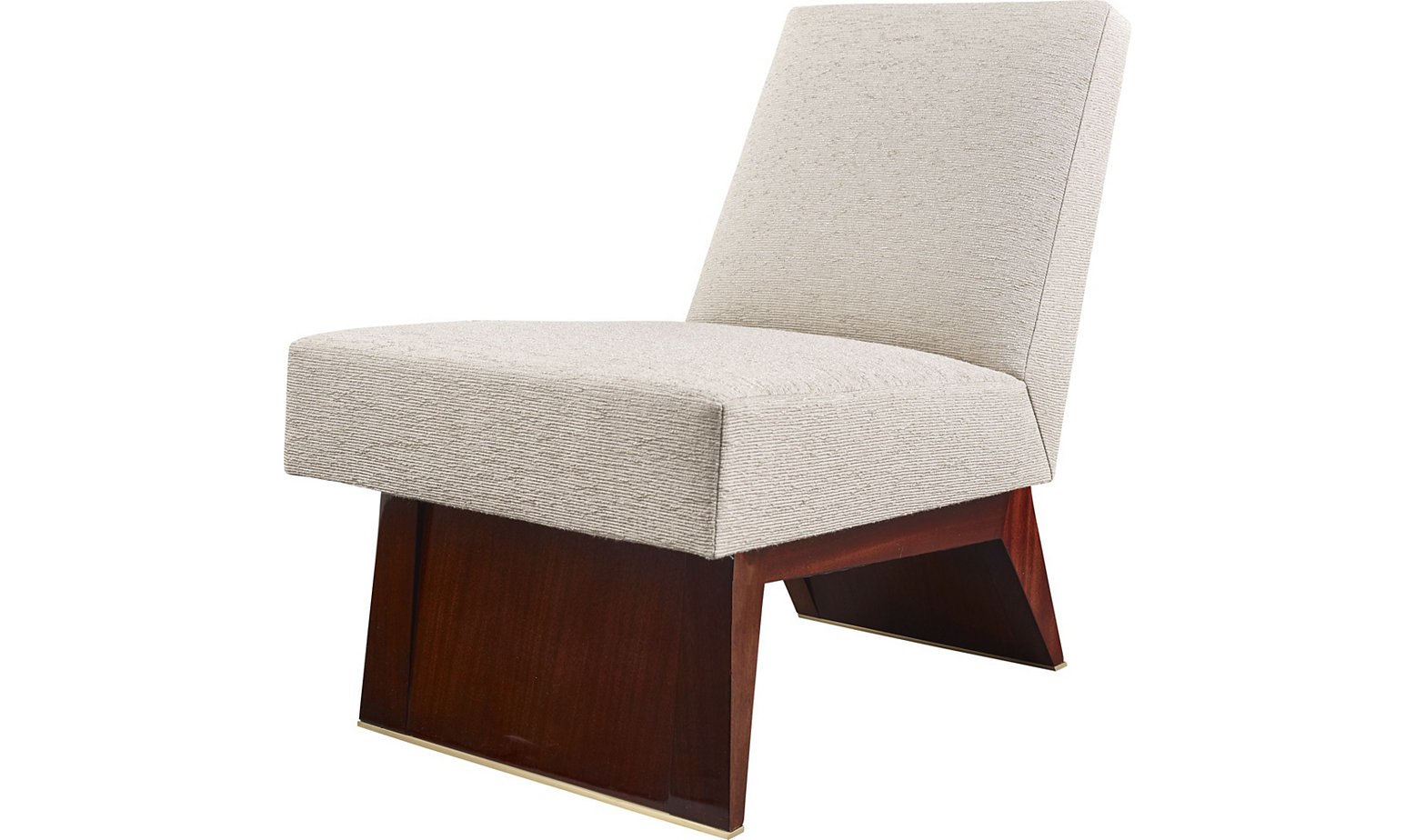 Baker Wedge Slipper Chair 1 Baker Wedge Slipper Chair