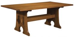 Stickley Keyhole Trestle Table