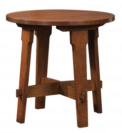 Stickley Gus Round Lamp Table
