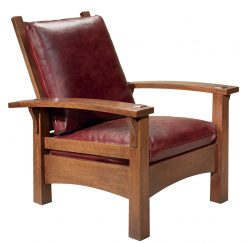 Stickley Gus Bow Arm Morris Chair