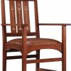 Stickley Harvey Ellis Arm Chair, with Inlay